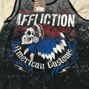 Affliction men’s tank. Medium. Brand new. Never worn.